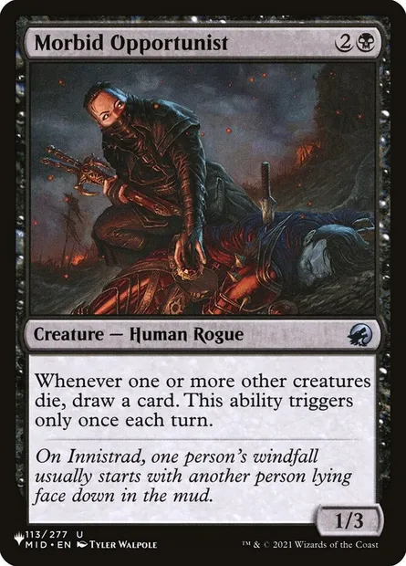 Opportuniste morbide, carte Magic PLST MID-113 — extension The List