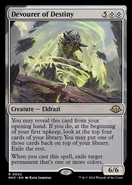 Devourer of Destiny, Magic card MH3 2 — Modern Horizons 3 set