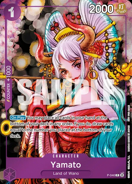 Yamato, carte One Piece P-046 — extension Carte promo