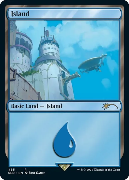 Island, Magic card SLD 485 — Secret Lair Drop set