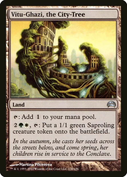 Vitu-Ghazi, the City-Tree, Magic card PC2 130 — Planechase 2012 set
