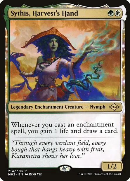 Sythis, Harvest's Hand, Magic card MH2 214 — Modern Horizons 2 set