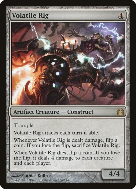 Volatile Rig, Magic card RTR 236 — Return to Ravnica set