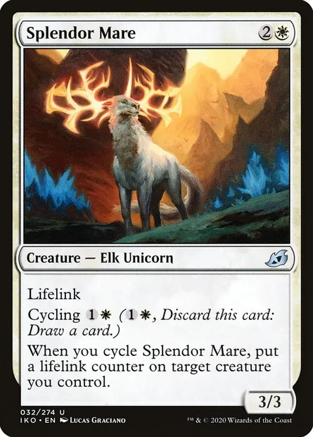 Splendor Mare, Magic card IKO 32 — Ikoria: Lair of Behemoths set