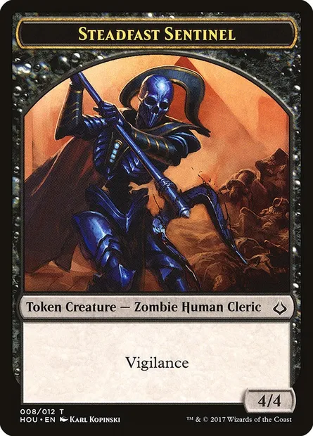 Steadfast Sentinel, Magic card THOU 8 — Hour of Devastation Tokens set