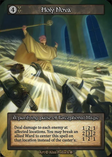 Holy Nova, Sorcery card GOT 257 — Gothic set