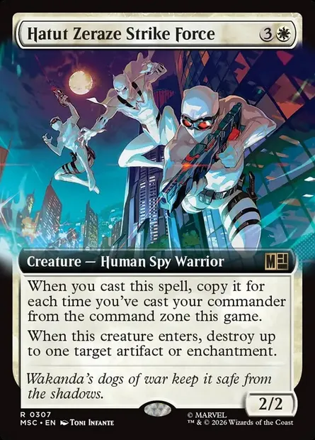 Hatut Zeraze Strike Force, Magic card MSC 307 — Marvel Super Heroes Commander set