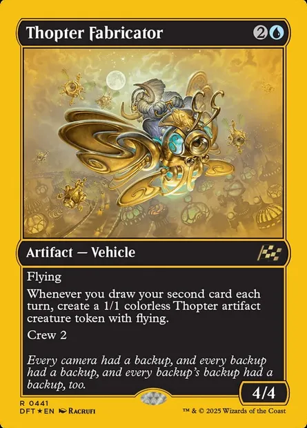 Thopter Fabricator, Magic card DFT 441 — Aetherdrift set