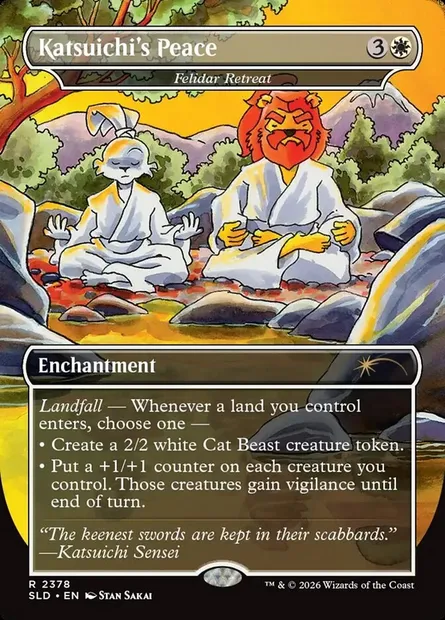 Felidar Retreat, Magic card SLD 2378 — Secret Lair Drop set