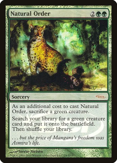 Natural Order, Magic card G10 2 — Judge Gift Cards 2010 set