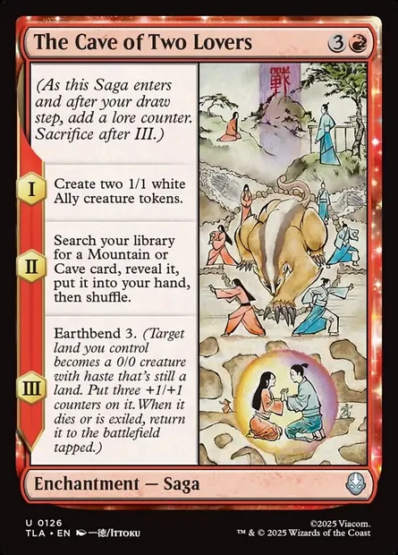 The Cave of Two Lovers, Magic card TLA 126 — Avatar: The Last Airbender set