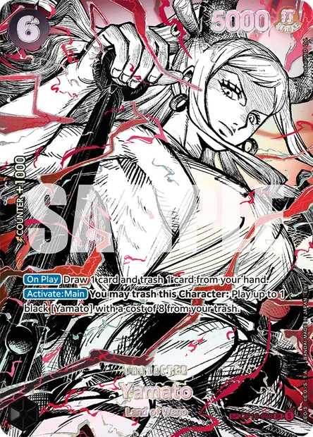 Yamato, One Piece card OP16-098 — THE TIME OF BATTLE set