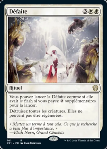 Défaite, carte Magic C21 101 — extension Commander 2021