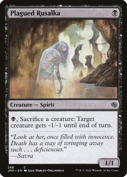 Plagued Rusalka, Magic card JMP 268 — Jumpstart set