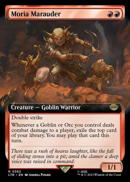 Moria Marauder, Magic card LTR 362 — The Lord of the Rings: Tales of Middle-earth set