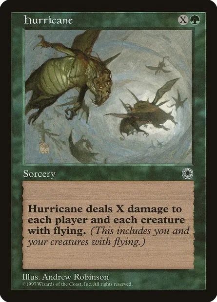 Ouragan, carte Magic POR 170 — extension Portal