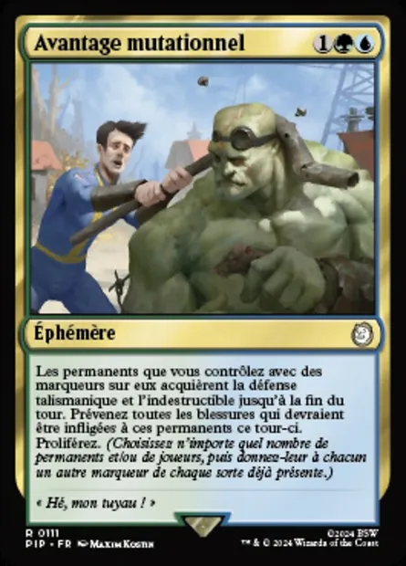 Avantage mutationnel, carte Magic PIP 111 — extension Fallout