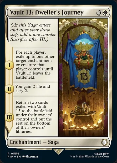Vault 13: Dweller's Journey, Magic card PIP 554 — Fallout set