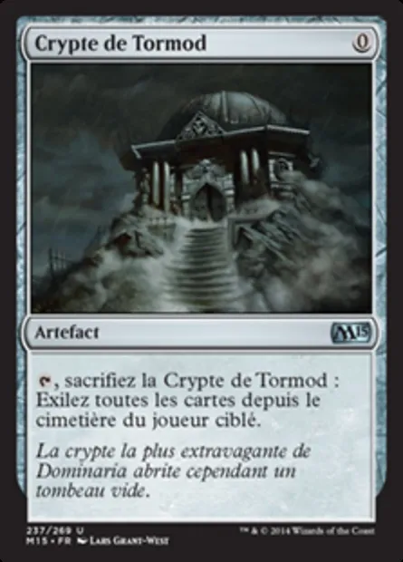 Crypte de Tormod, carte Magic M15 237 — extension Magic 2015