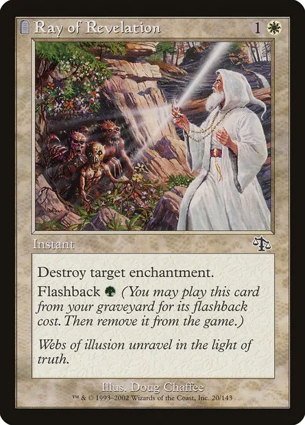 Rayon de révélation, carte Magic JUD 20 — extension Jugement