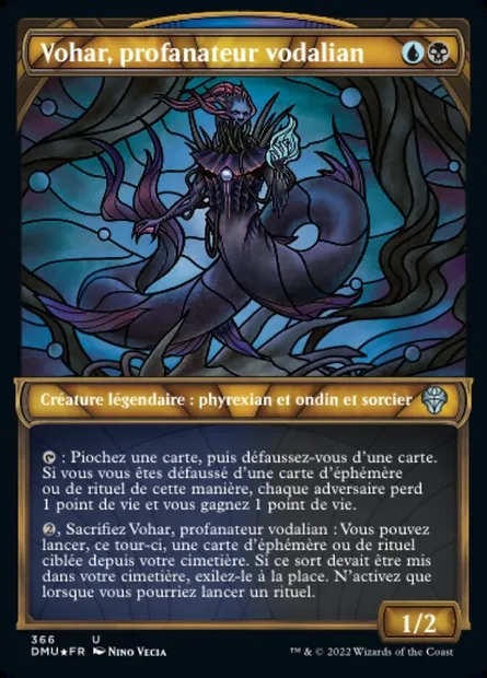 Vohar, profanateur vodalian, carte Magic DMU 366 — extension Dominaria Uni
