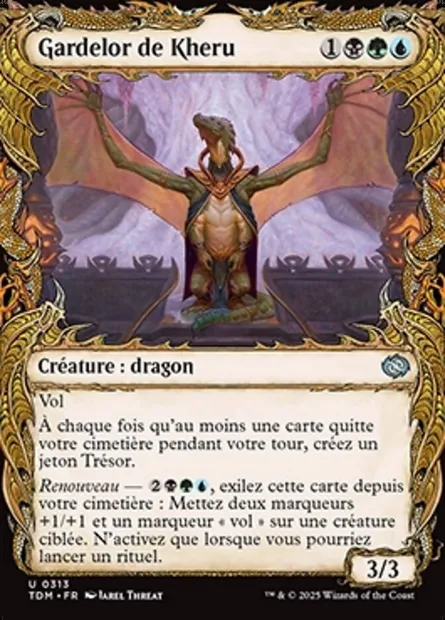 Gardelor de Kheru, carte Magic TDM 313 — extension Tarkir: Dragonstorm