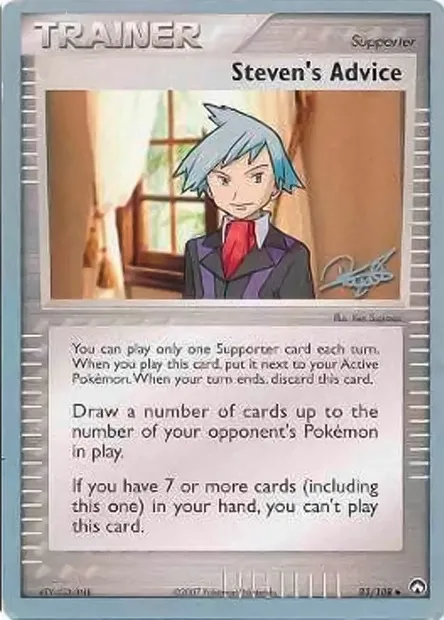 Les conseils de Pierre, carte Pokémon WCD08 083-2 — extension World Championship Decks 2008