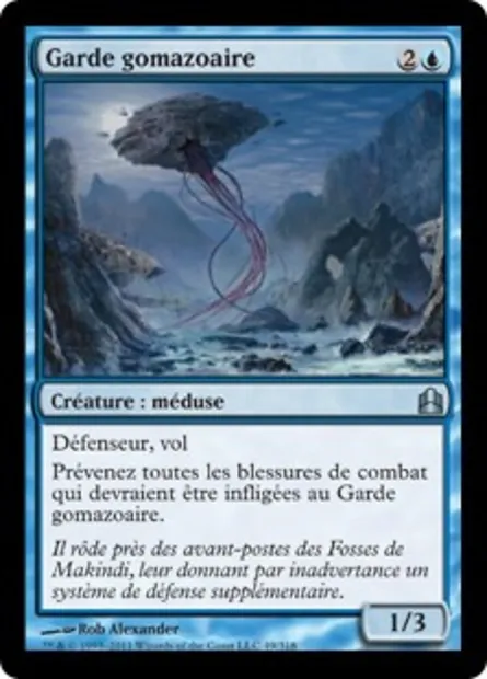 Garde gomazoaire, carte Magic CMD 49 — extension Commander 2011