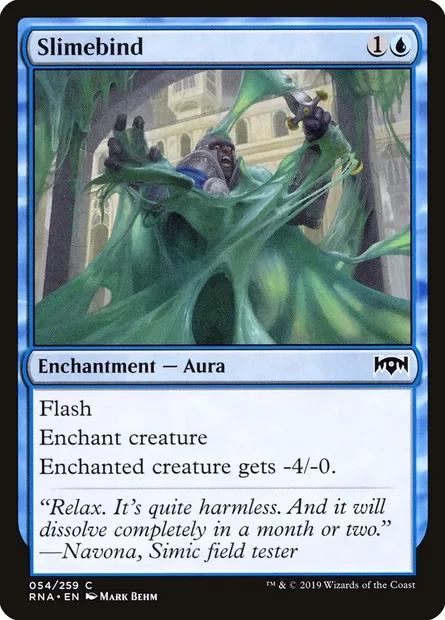 Slimebind, Magic card RNA 54 — Ravnica Allegiance set
