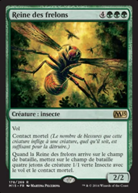 Reine des frelons, carte Magic M15 178 — extension Magic 2015
