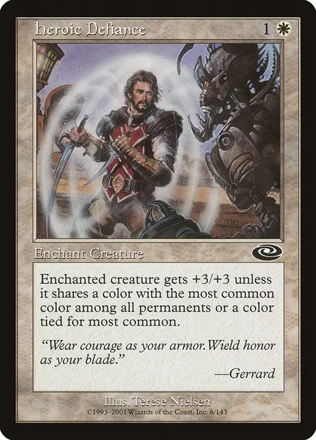 Heroic Defiance, Magic card PLS 6 — Planeshift set