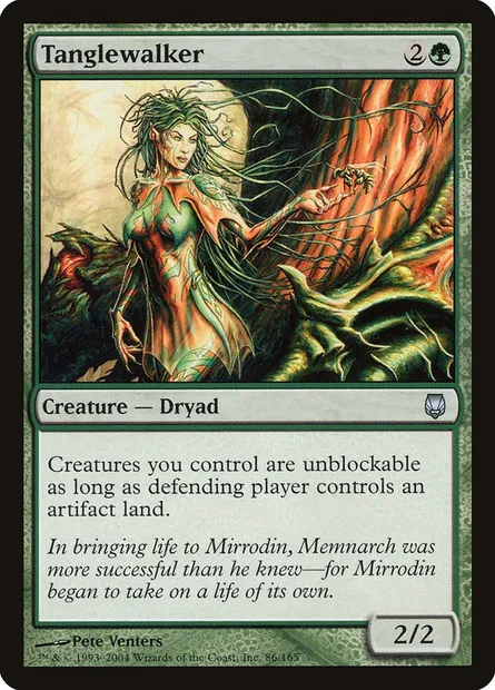 Tanglewalker, Magic card DST 86 — Darksteel set