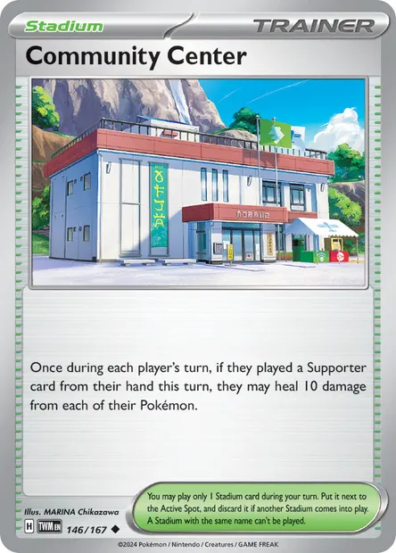 Community Center, Pokémon card TWM 146 — Twilight Masquerade set