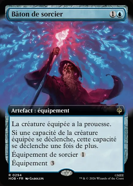 Bâton de sorcier, carte Magic HOB 294 — extension The Hobbit