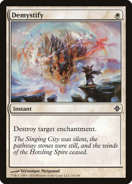 Demystify, Magic card ROE 18 — Rise of the Eldrazi set