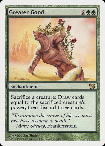 Greater Good, Magic card 9ED 245 — Ninth Edition set