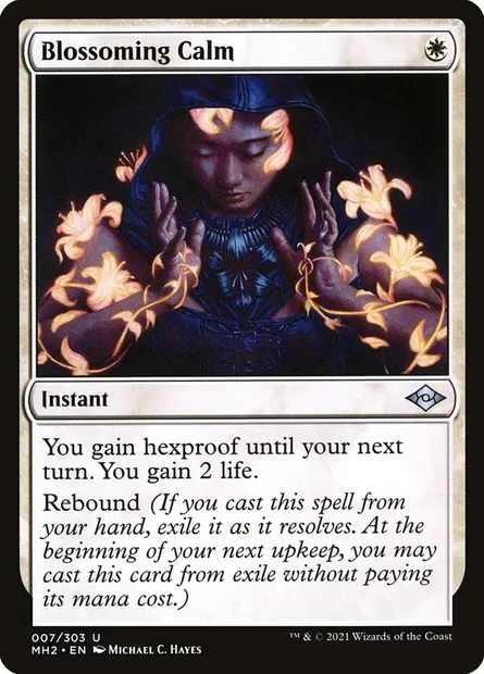 Blossoming Calm, Magic card MH2 7 — Modern Horizons 2 set