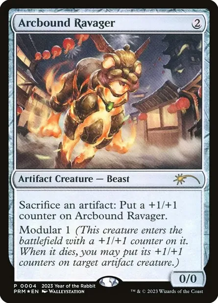 Arcbound Ravager, Magic card PL23 6 — Year of the Rabbit 2023 set