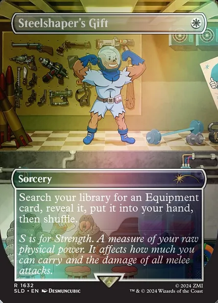 Don du forge-acier, carte Magic SLD 1632★ — extension Secret Lair Drop
