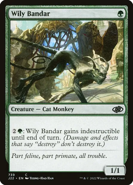 Wily Bandar, Magic card J22 739 — Jumpstart 2022 set