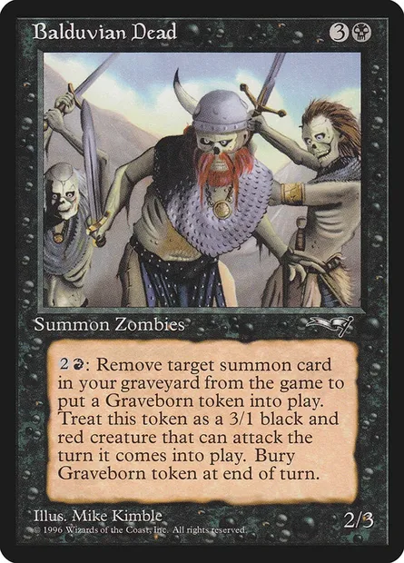 Balduvian Dead, Magic card ALL 43 — Alliances set