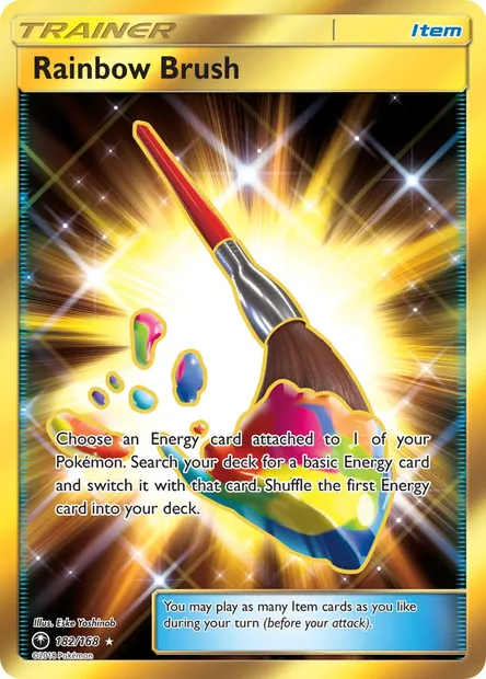 Rainbow Brush, Pokémon card CES 182 — Celestial Storm set