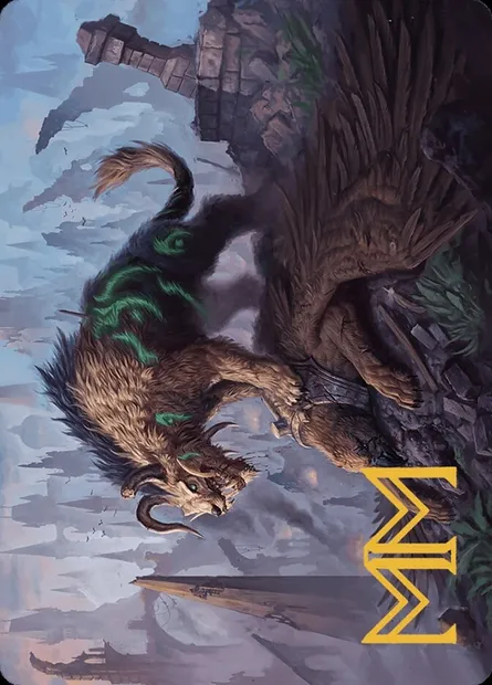Axebane Ferox // Axebane Ferox, carte Magic AMKM 13 — extension Murders at Karlov Manor Art Series