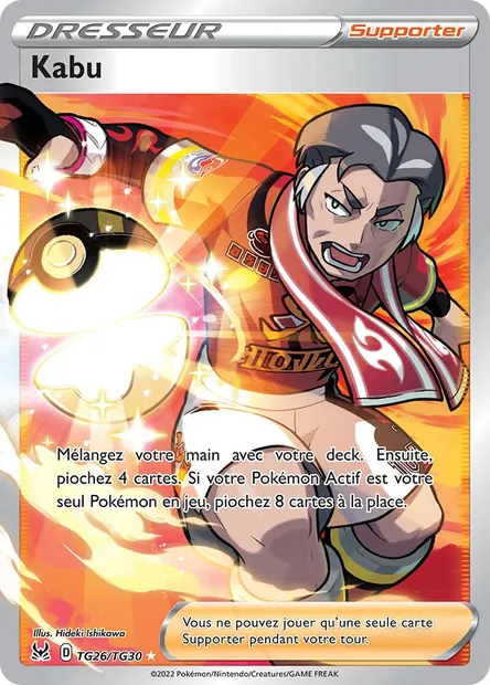 Kabu, carte Pokémon LOR TG26 — extension Origine Perdue