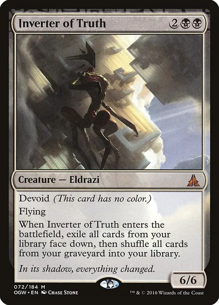 Inverter of Truth, Magic card OGW 72 — Oath of the Gatewatch set