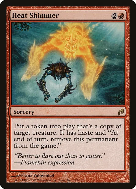 Heat Shimmer, Magic card LRW 175 — Lorwyn set