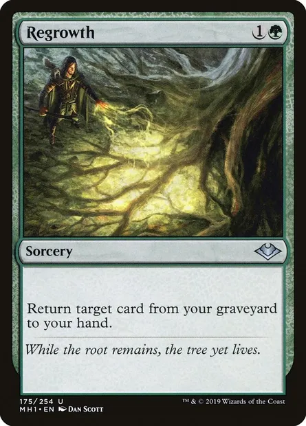 Regrowth, Magic card MH1 175 — Modern Horizons set