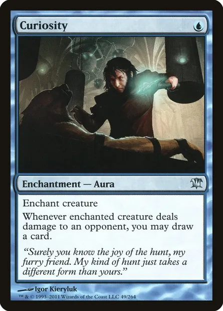 Curiosity, Magic card ISD 49 — Innistrad set