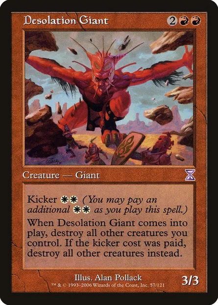 Desolation Giant, Magic card TSB 57 — Time Spiral Timeshifted set
