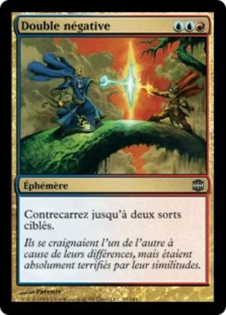 Double négative, carte Magic ARB 87 — extension La Renaissance d'Alara